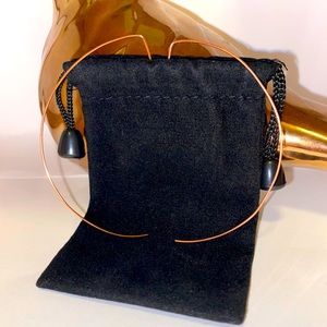 3” half circle wire threader earrings